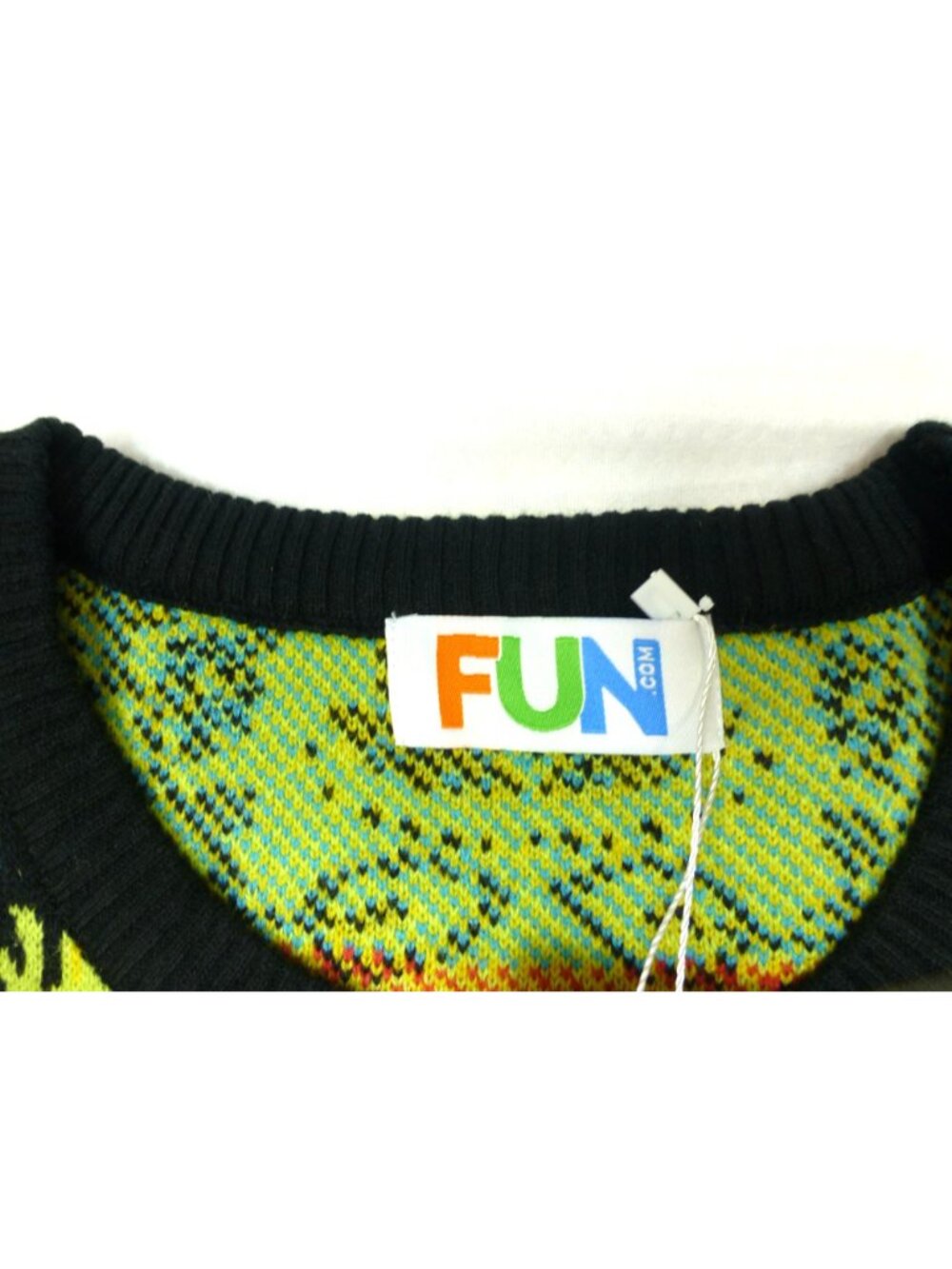 Day Of The Dead Skull Sweater XL Colorful Floral Pattern Fun.com NWT - Picture 3 of 12